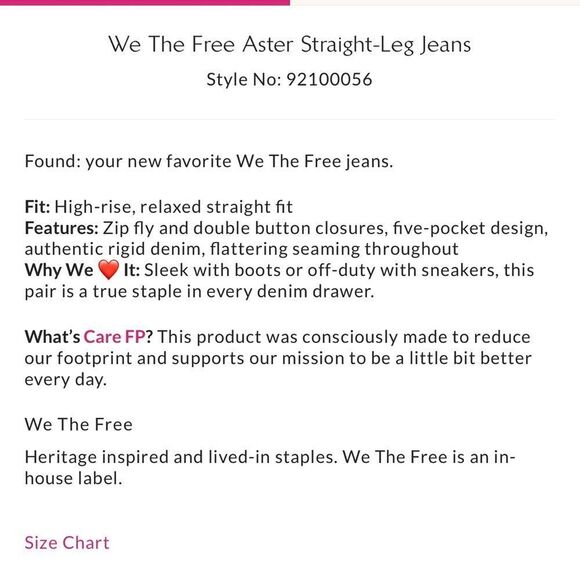 Free People We the Free Aster Straight Leg Jeans in Creme - Picture 6 of 12